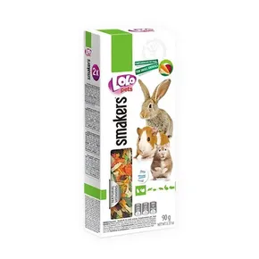 LOLO SMAKERS 2 Gemüseohren für Nagetiere 90 g